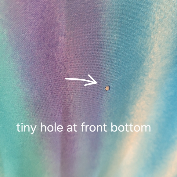 VTG 70s Liberty House Of Hawaii Maxi Dress Size 14 Blue Purple Floral Polyester - Picture 12 of 12